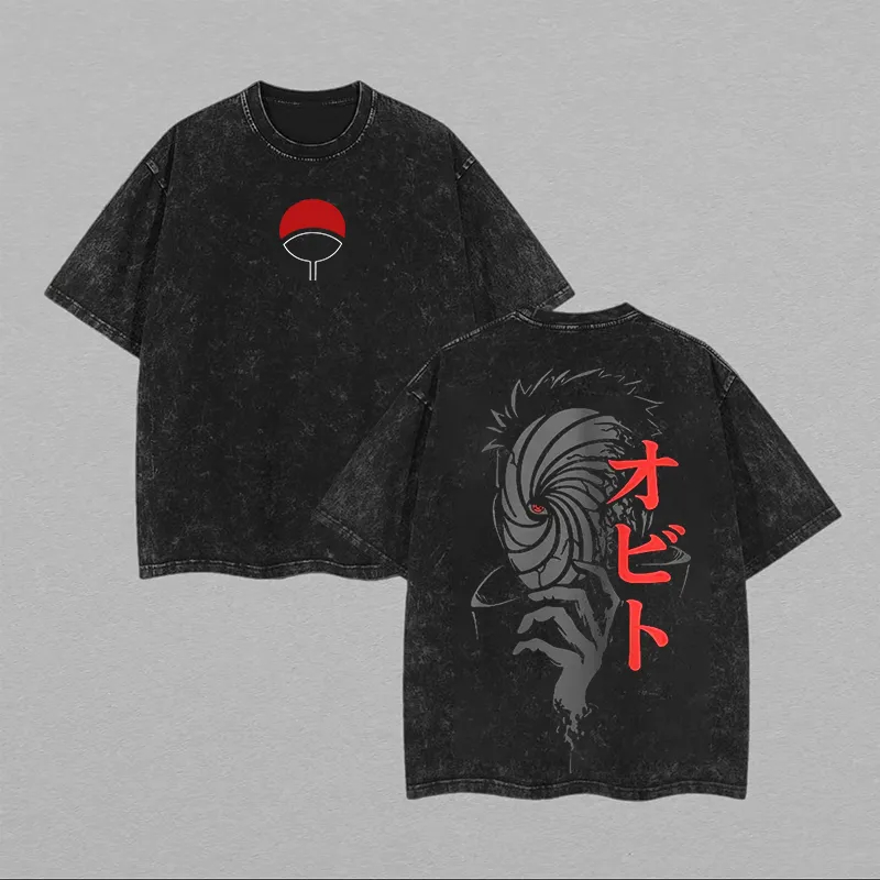 나루토 시스이 우치하 티셔츠, 망게코 센가인, 빈티지  - Acid Wash Vintage Graphic T Shirt 리뷰 및 가격